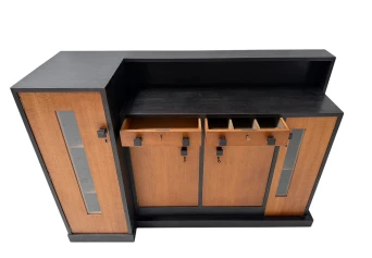 Oak Modernist Art Deco Sideboard or Credenza by Cor Alons, 1927